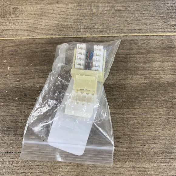 2PC CAT6 RJ45 Ethernet Keystone Network Connector Jack Coupler Wall Plate Extend - Picture 3 of 8